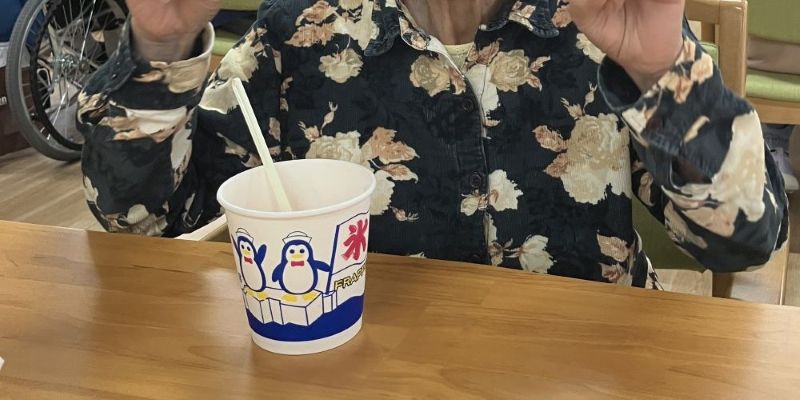 8月のお誕生日会＆かき氷